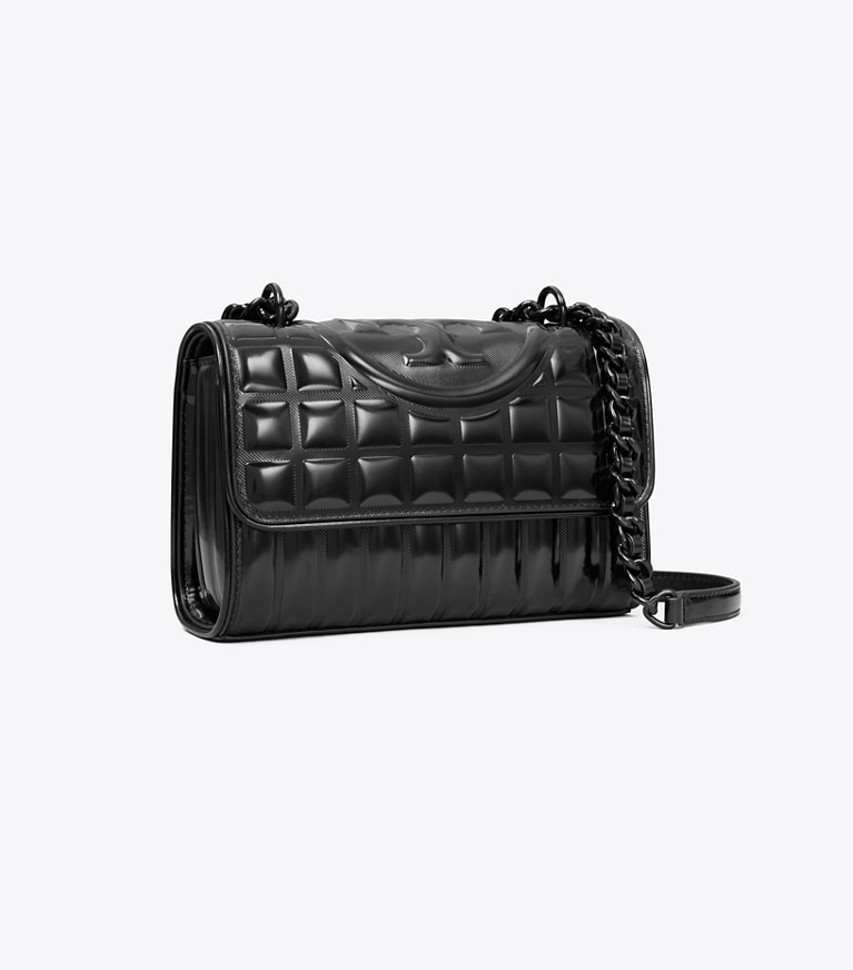 Tory burch studded quilted leather shoulder bag sale