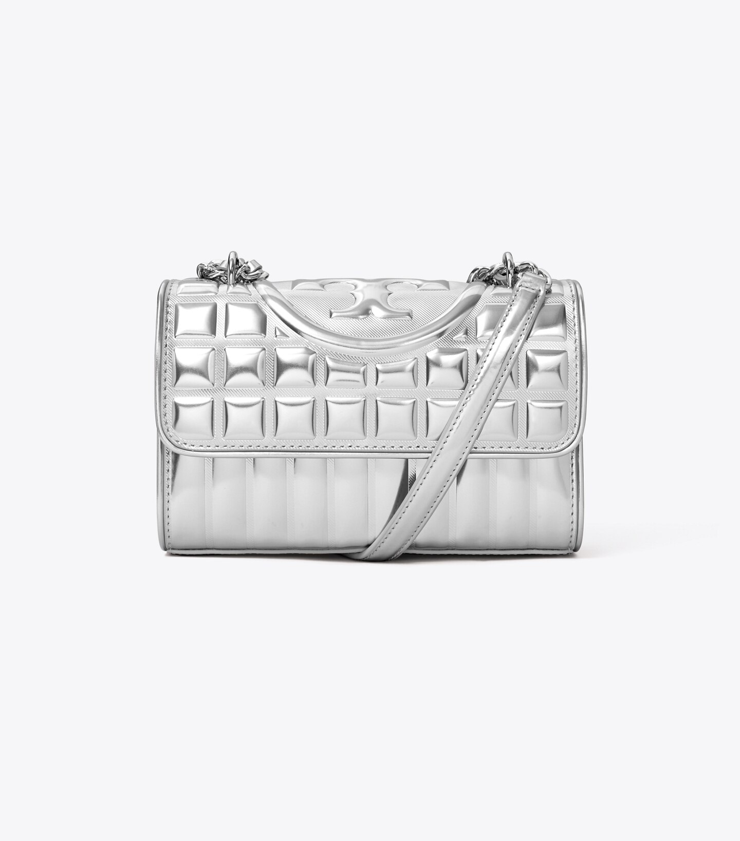 Small Fleming Metallic Quilt Convertible Shoulder Bag