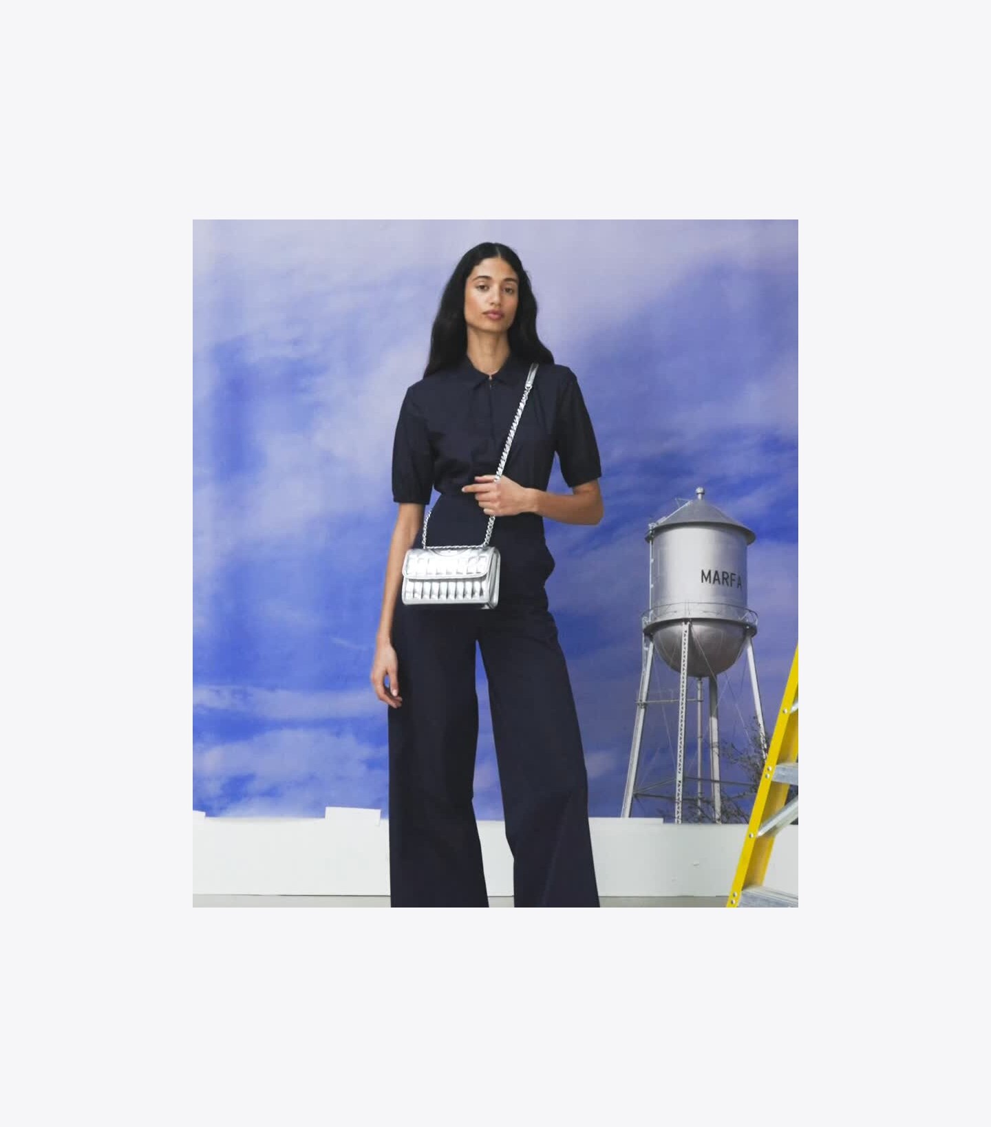 Small Fleming Metallic Quilt Convertible Shoulder Bag