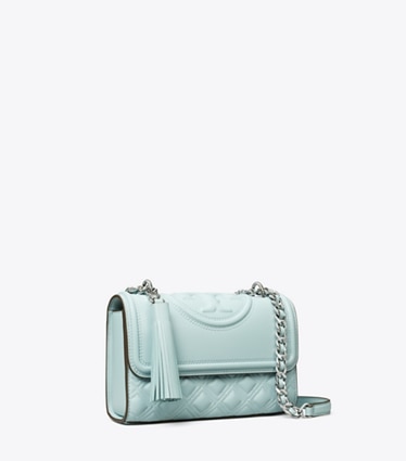 Tory Burch designer ショルダーバッグ フレミング スモールショルダーバッグ in Geyser angle