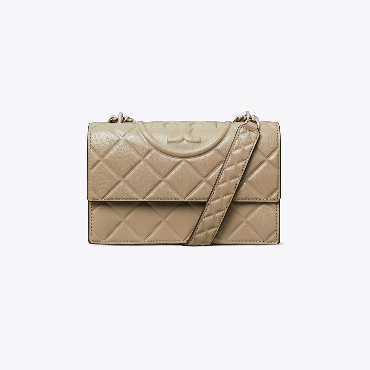 新品 Tory Burch FLEMING SATCHEL Tory Burch Fleming Convertible Leather Shoulder Bag