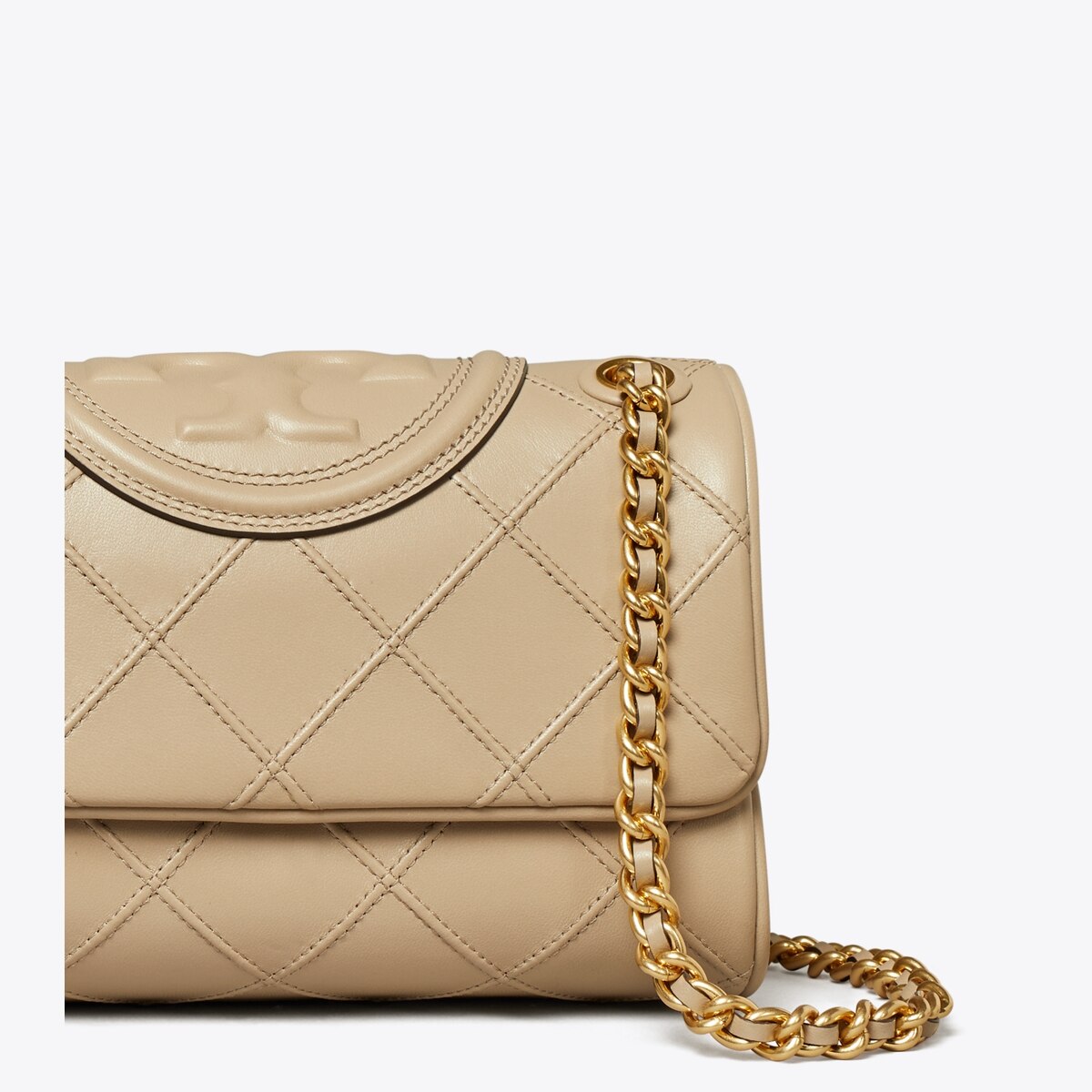 Tory burch fleming soft convertible shoulder bag tiramisu sale