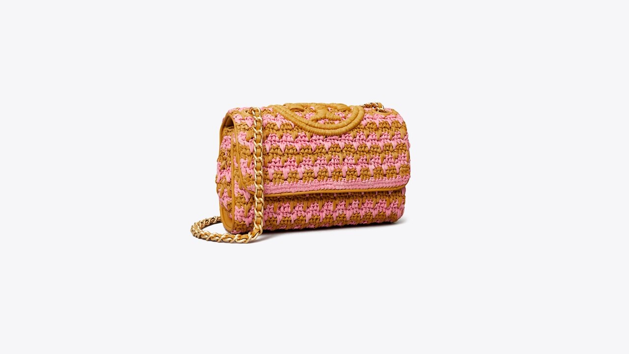 pink strap bag