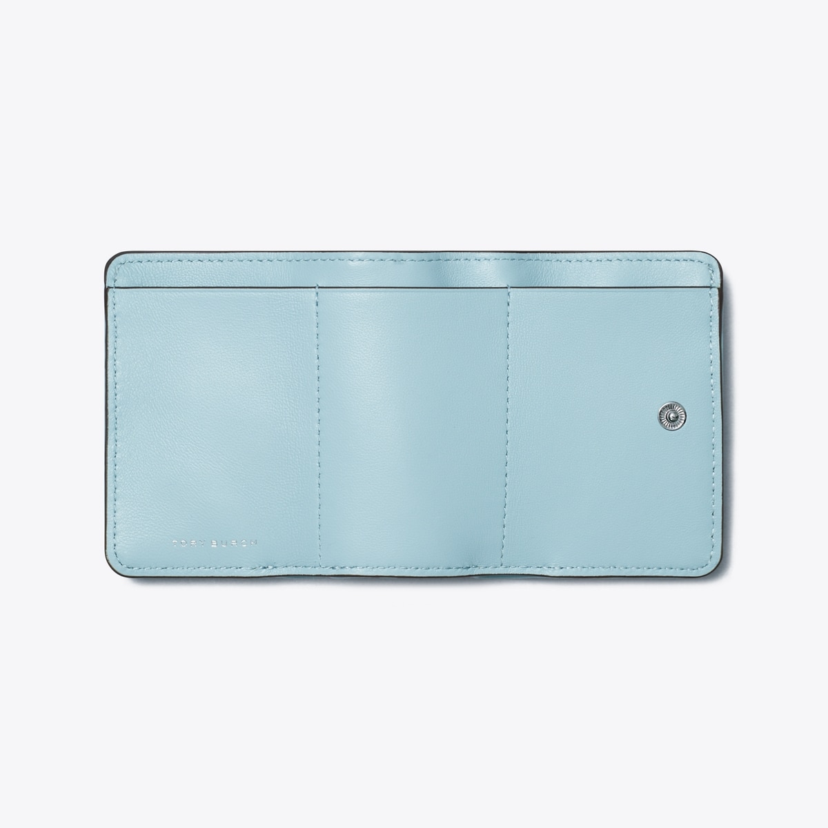 Small Fleming Soft Flap Wallet in blue, size OS