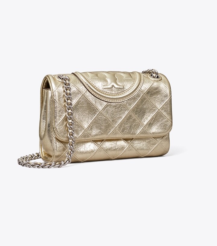 Small Fleming Soft Metallic Convertible Shoulder Bag: Women's Handbags ...