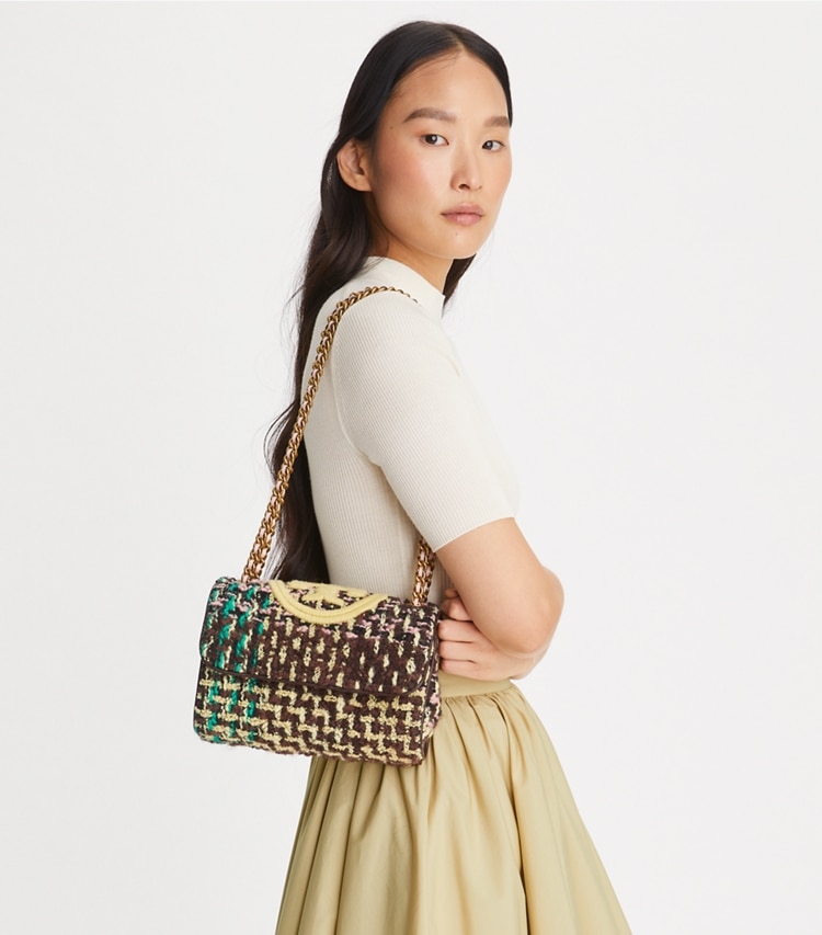 Small Fleming Soft Tweed Convertible Shoulder Bag: Women's Designer ...