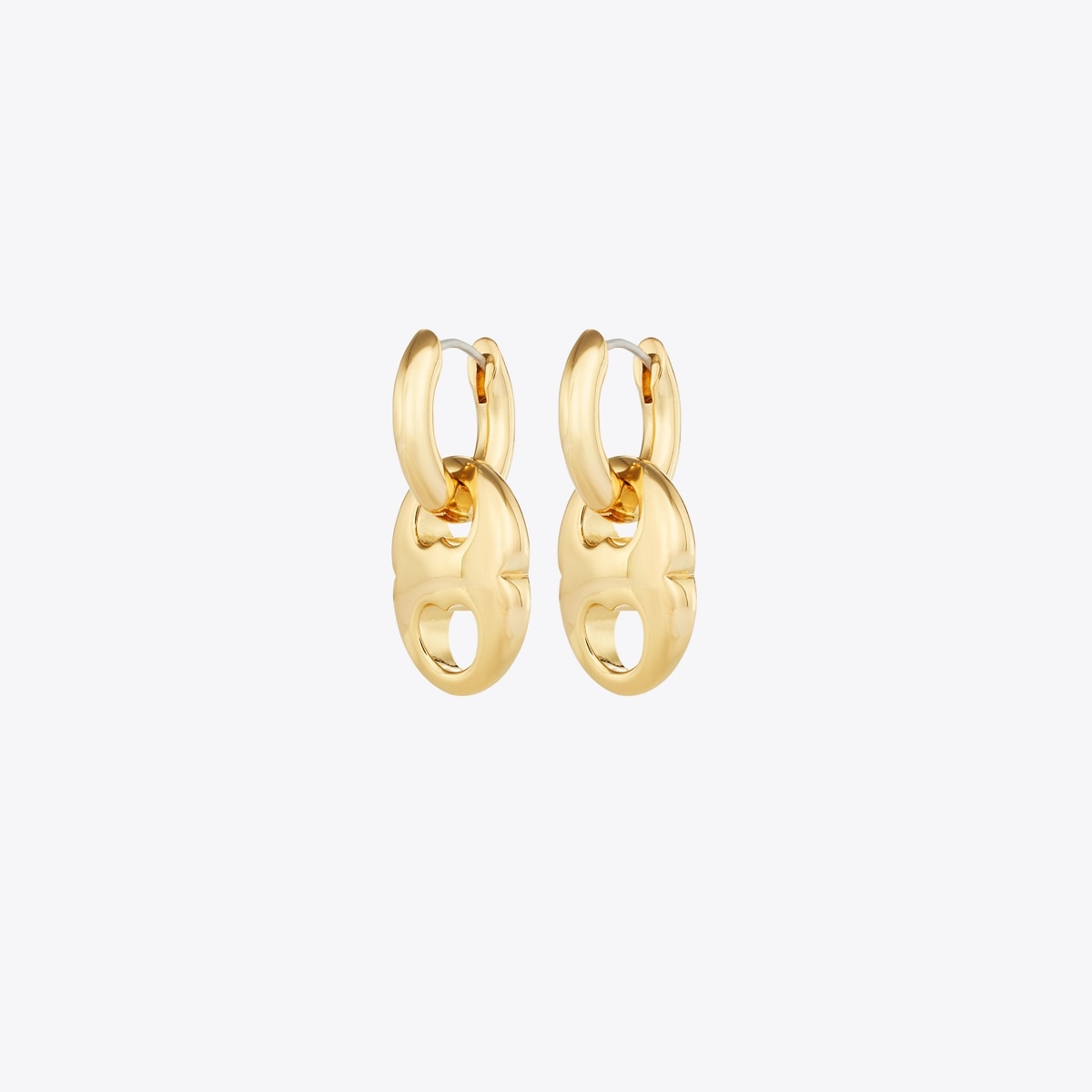 Tory Burch☆スモール ジェミニ リンク フープ イヤリング☆ Small Miller Hoop Earring: Women's Designer Earrings | Tory