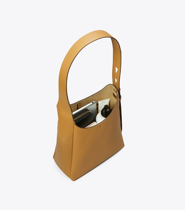 Tory Burch designer ホーボーバッグ ロミー スモール ホーボーバッグ in Tiramisu additional