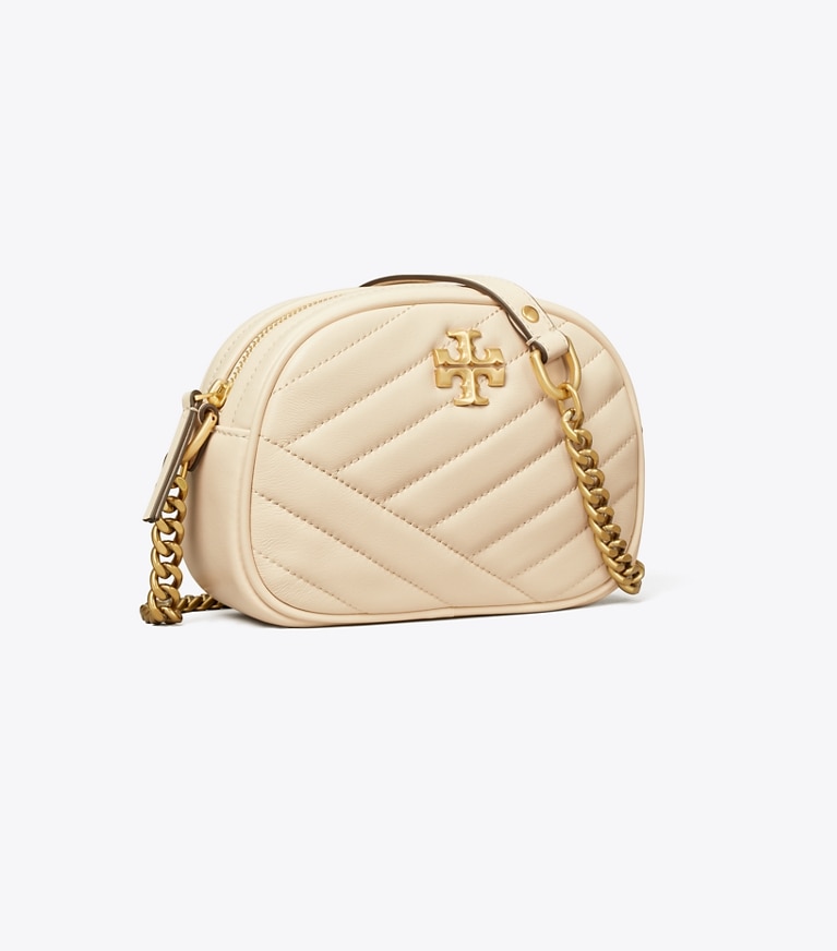 Tory Burch designer crossbody bags Small Kira Chevron Camera Bag in New Cream angle