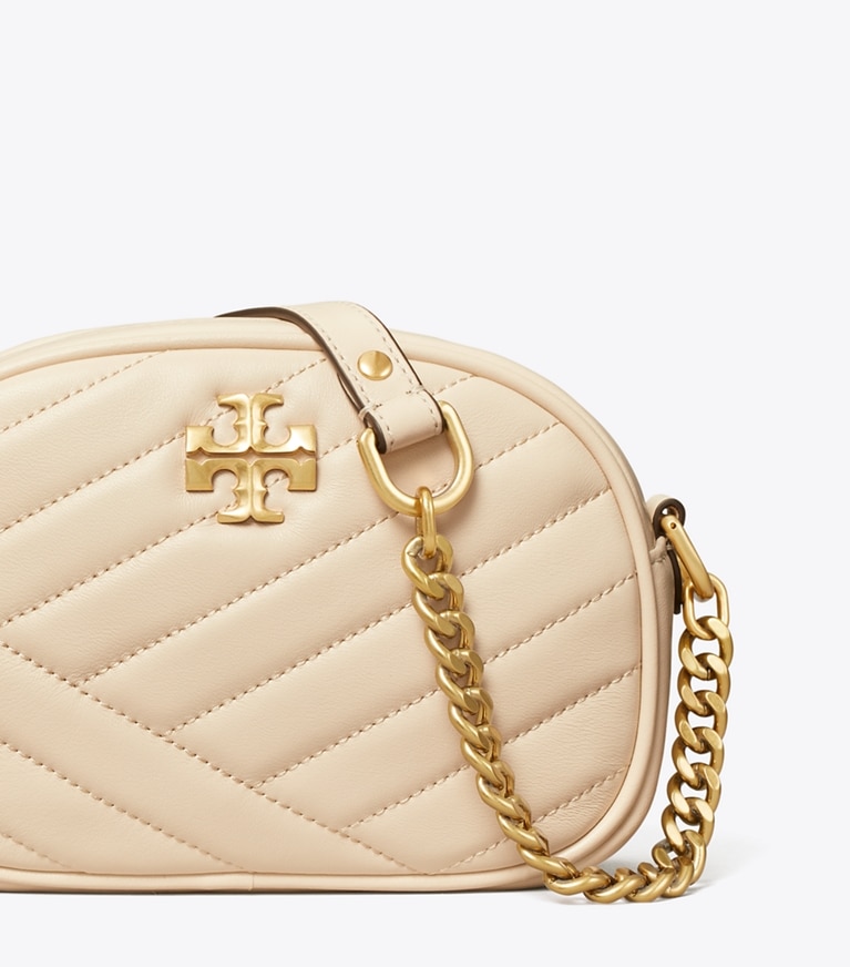 Tory Burch designer crossbody bags Small Kira Chevron Camera Bag in New Cream angle