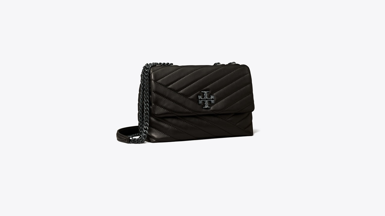 TORY BURCH Handbags Women, Kira Chevron Mini bag Black
