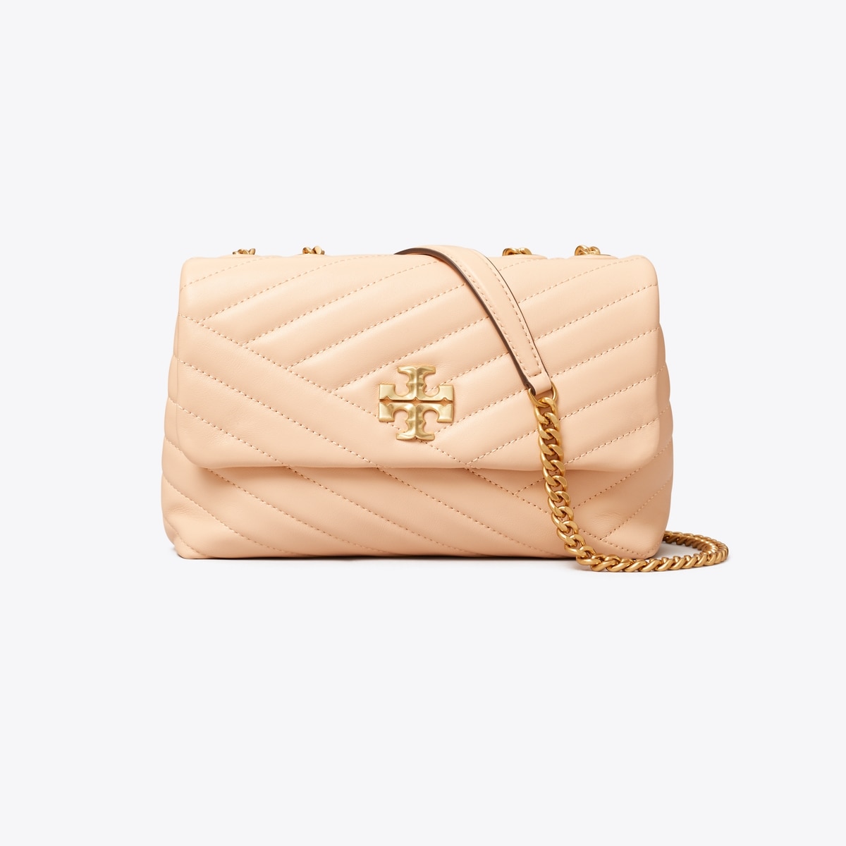 即発★Tory Burch★Kira Chevron Small Convertible Bag 90452 Small Kira Chevron Convertible Shoulder Bag: Women's