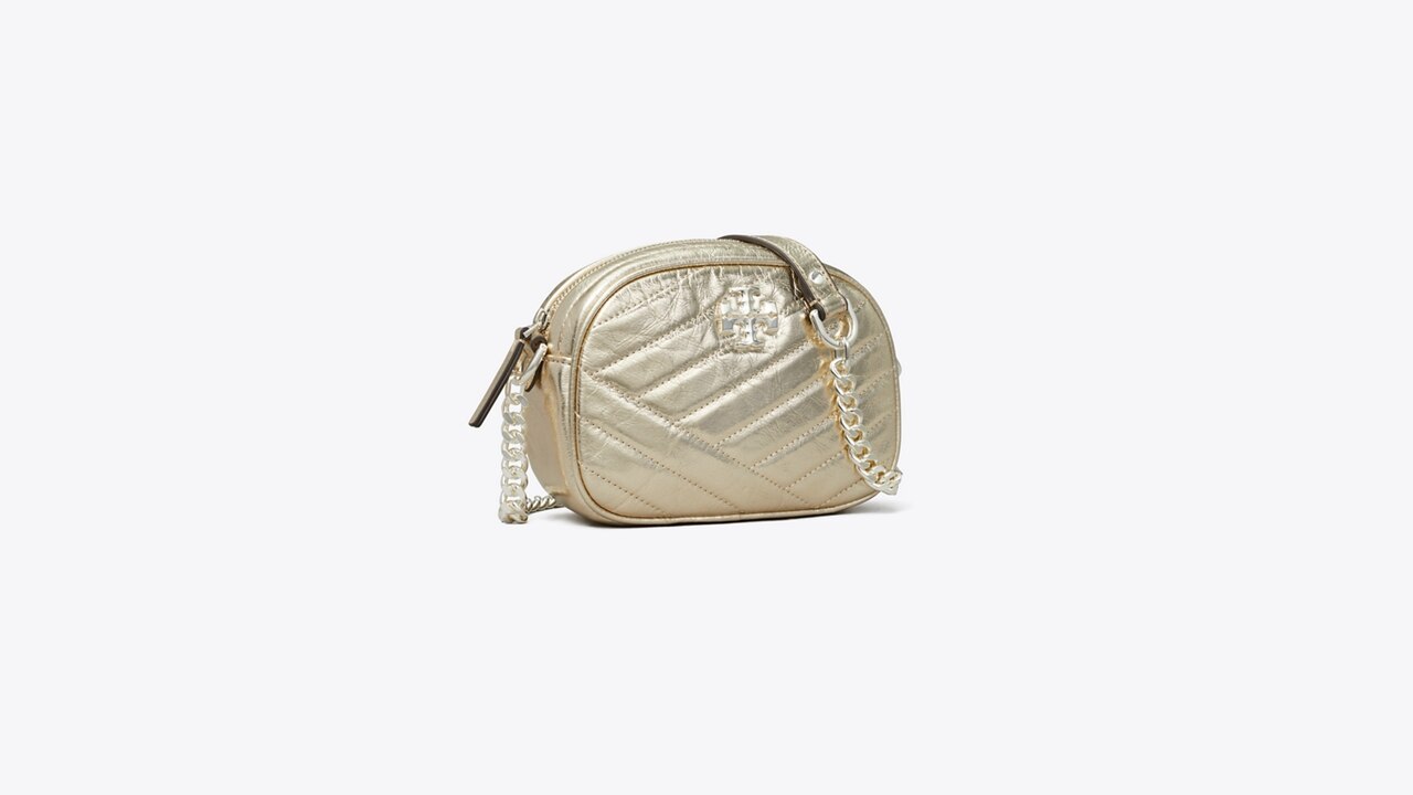 Tory Burch Kira Chevron Textured Small Convertible Shoulder Bag in