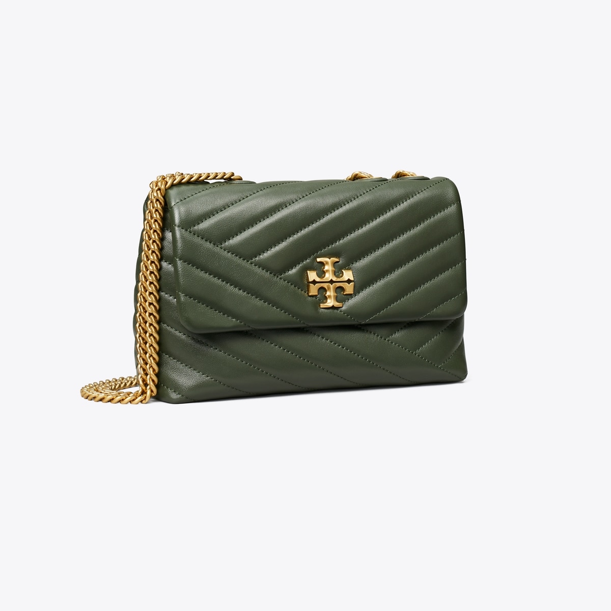SMALL KIRA CHEVRON SHOULDER BAG