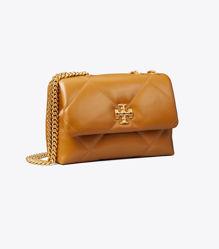 Tory Burch designer shoulder bags Small Kira Diamond Quilt Convertible Shoulder Bag in Tan angle