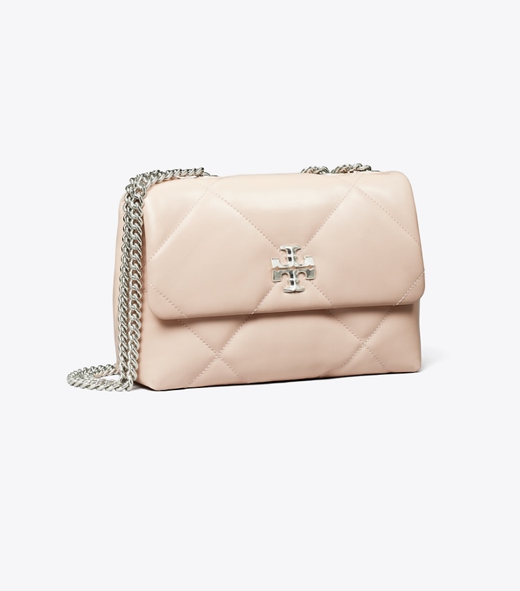 Tory Burch designer shoulder bags Small Kira Diamond Quilt Convertible Shoulder Bag in Soft Pink angle