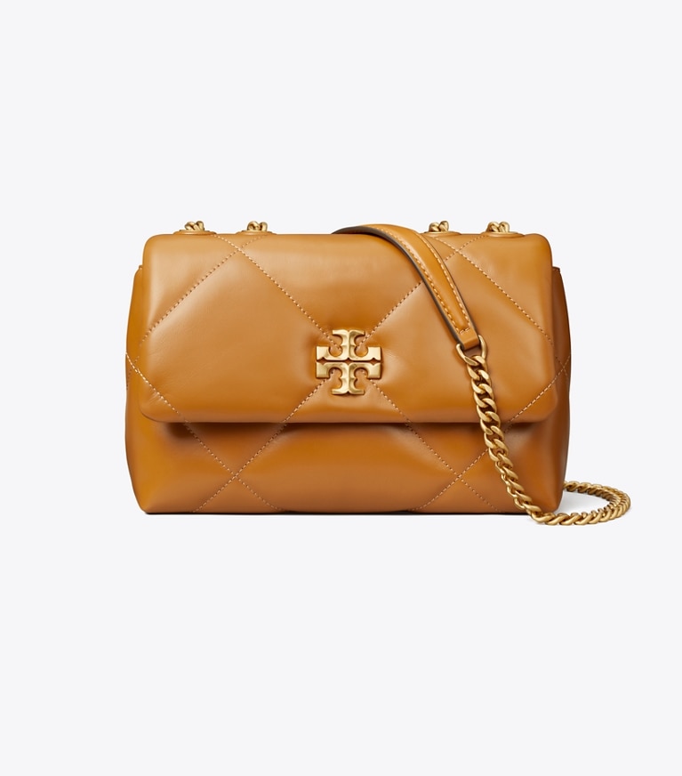 Tory Burch designer shoulder bags Small Kira Diamond Quilt Convertible Shoulder Bag in Tan angle