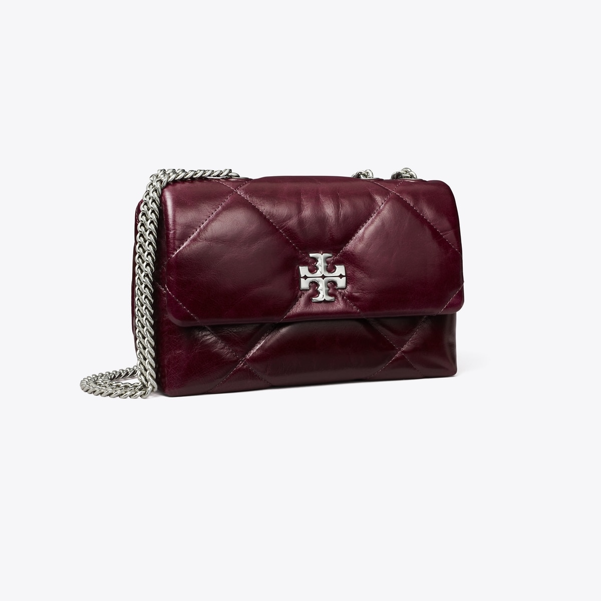 ショルダーバッグ・ポシェット Tory Burch KIRA DIAMOND QUILT CONVERTIBLE SHOULDER BAG Small Kira Diamond Quilt Convertible Shoulder Bag: Women's