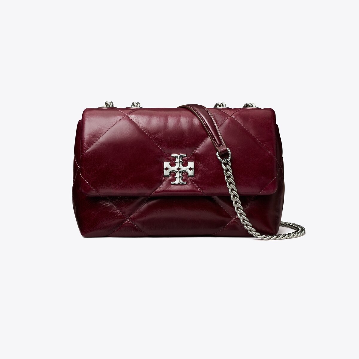 ショルダーバッグ・ポシェット Tory Burch Borsa A Spalla Kira Diamond In Pelle Oversized Kira Diamond Quilt Shoulder Bag: Women's Designer
