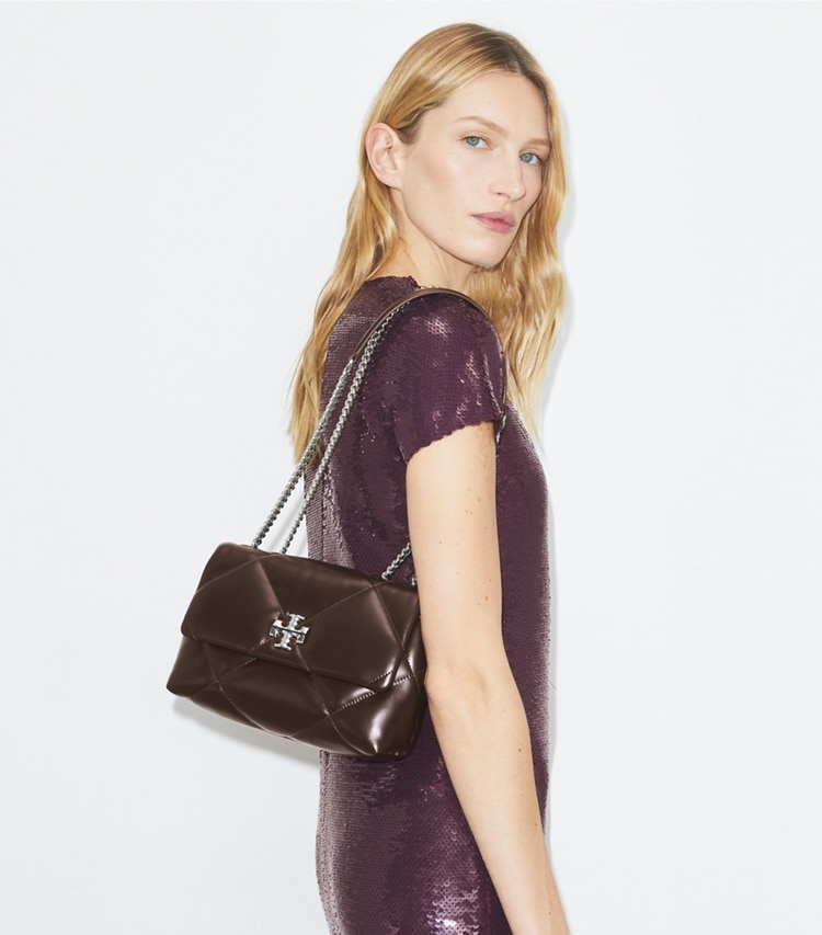 Small Kira Diamond Quilt Convertible Shoulder Bag