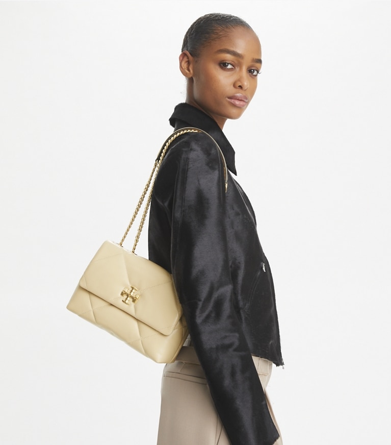 Small Kira Diamond Quilt Convertible Shoulder Bag