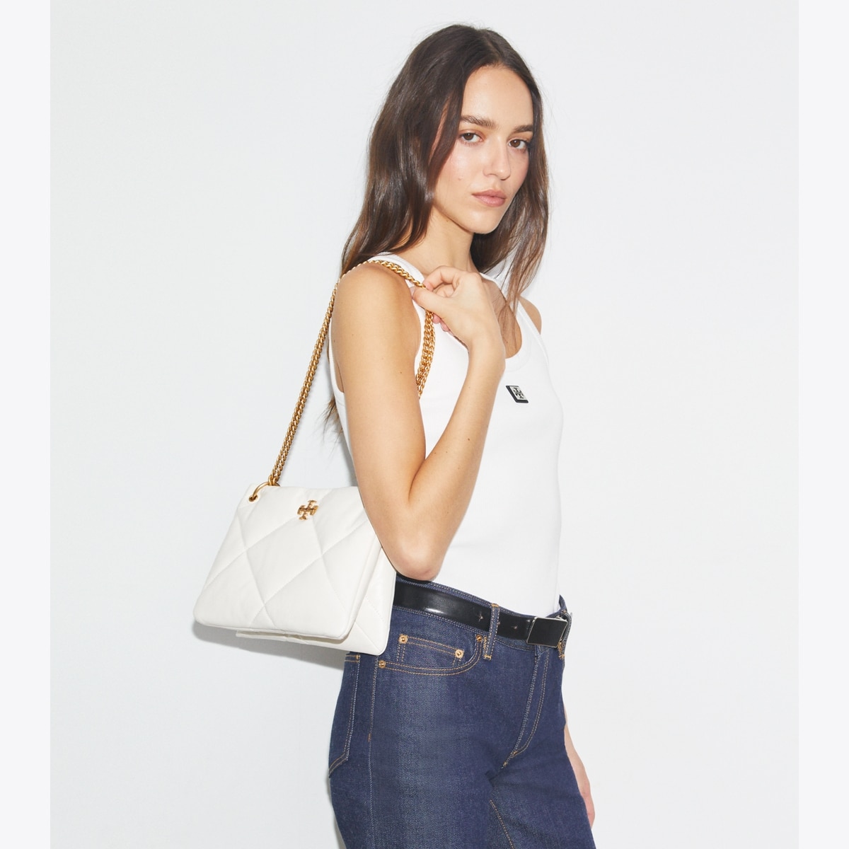 Small Kira Diamond Quilt Shoulder Bag: Women's Designer Small Kira Diamond Quilt Shoulder Bag: Women's Designer