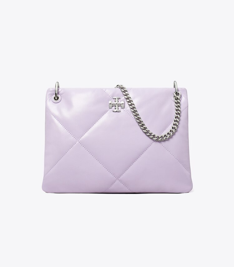 Tory Burch designer shoulder bags Small Kira Diamond Quilt Shoulder Bag in Purple Heather front