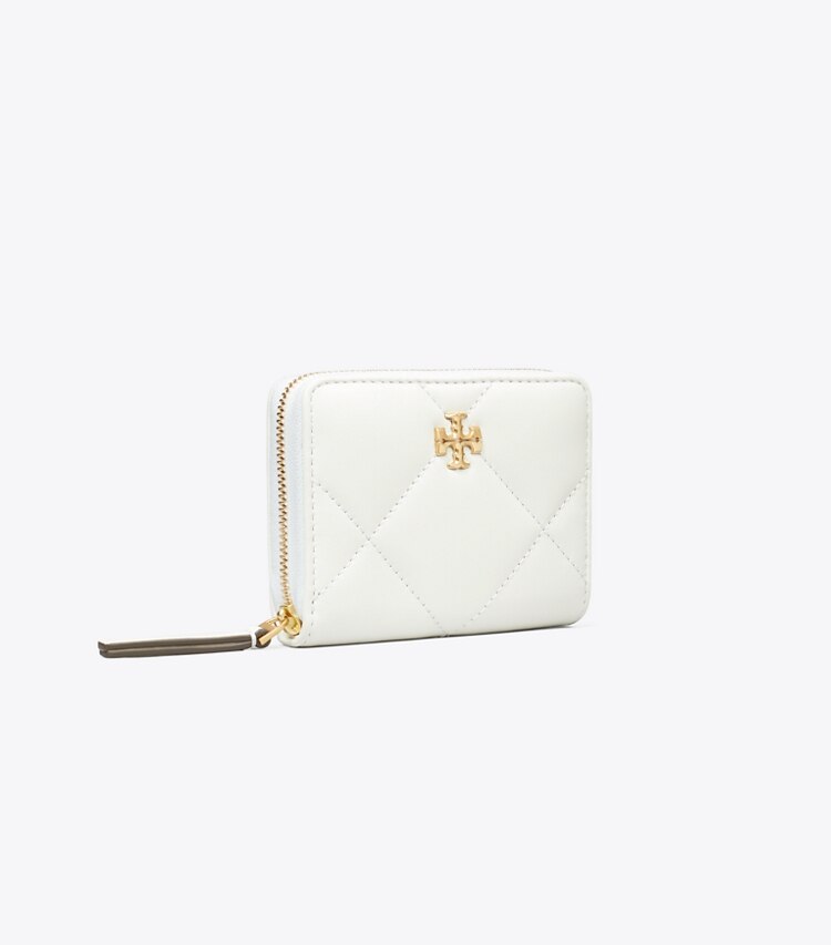 Small Kira Diamond Quilt Zip-Around Wallet: Women's Designer