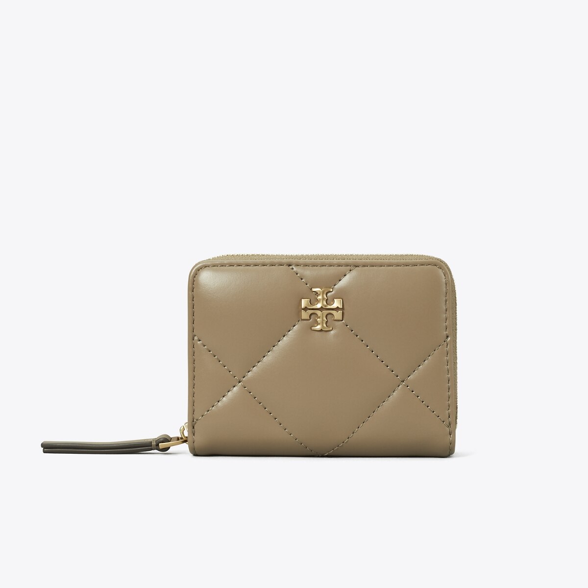 折りたたみ財布 Tory Burch SMALL KIRA MOTO QUILT LLIC ZIP-AROUND WALLET Small Kira Diamond Quilt Zip-Around Wallet: Women's Wallets