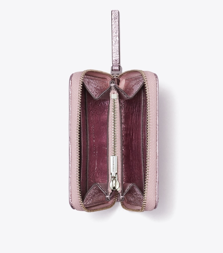 【関税込】TORY BURCH キラ スモールウォレット キラ チャーム ダイヤモンドキルト ジップアラウンド スモール