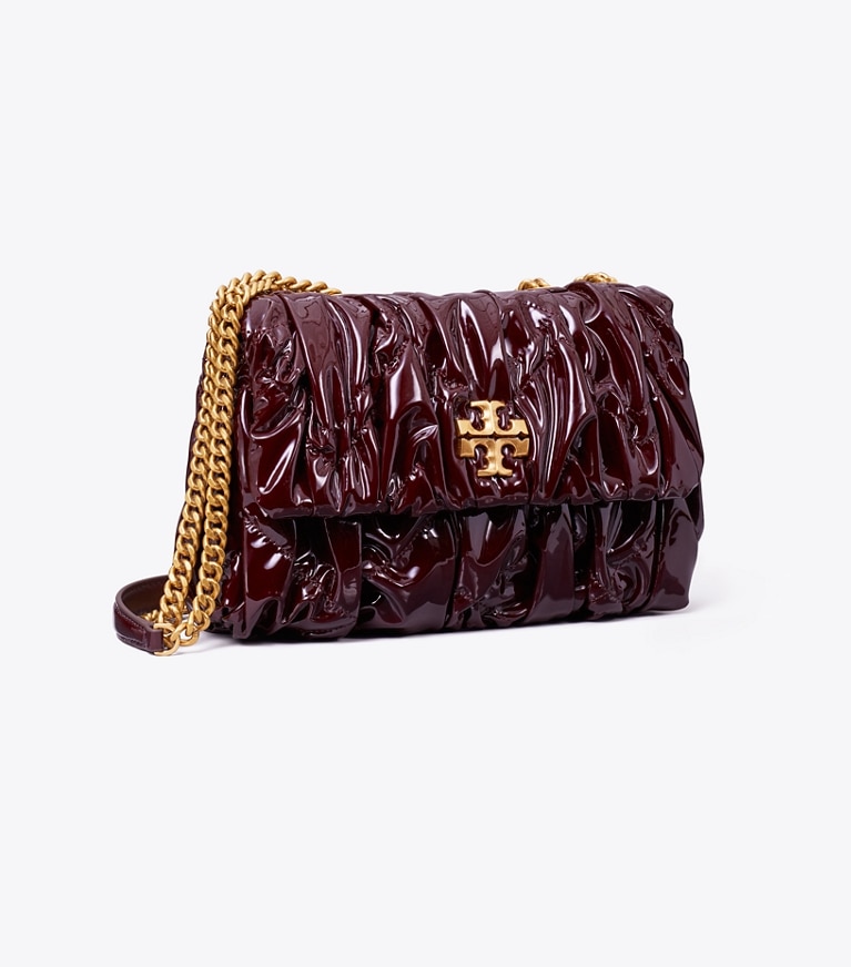 Small Kira Draped Velvet Convertible Shoulder Bag: Women's Designer  Shoulder Bags | Tory Burch