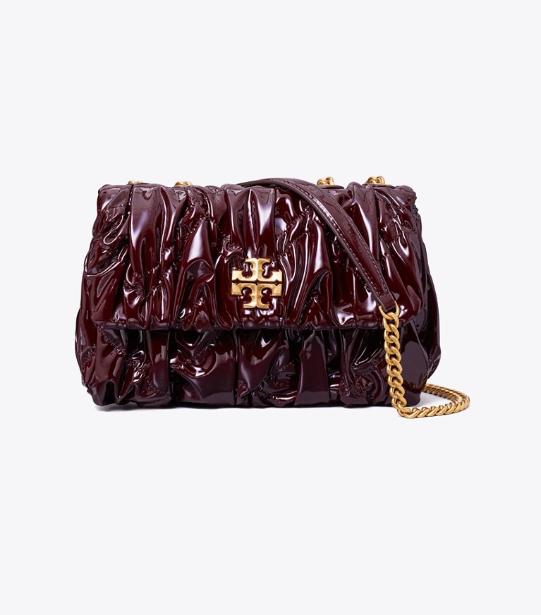 Small Kira Patent Ruched Convertible Shoulder Bag: Women's Small Kira Patent Ruched Convertible Shoulder Bag: Women's