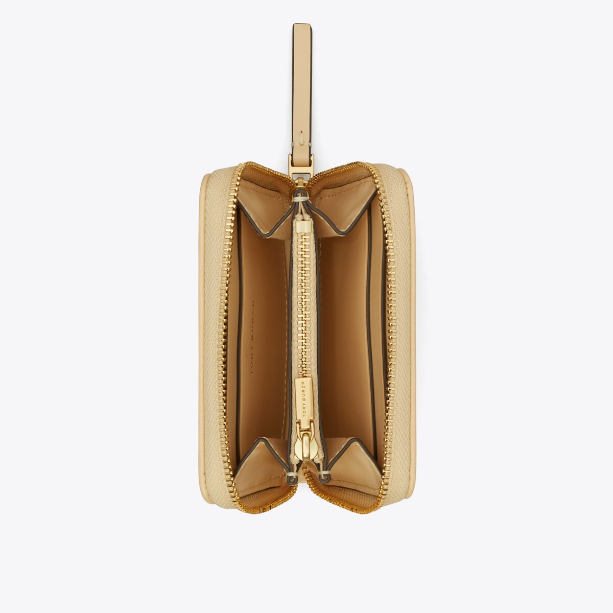 Small Kira Pavé Logo Diamond Quilt Zip-Around Wallet