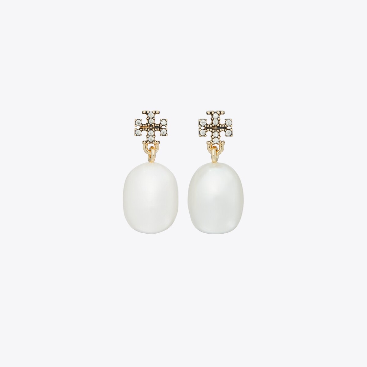 tory burch kira pearl drop earring