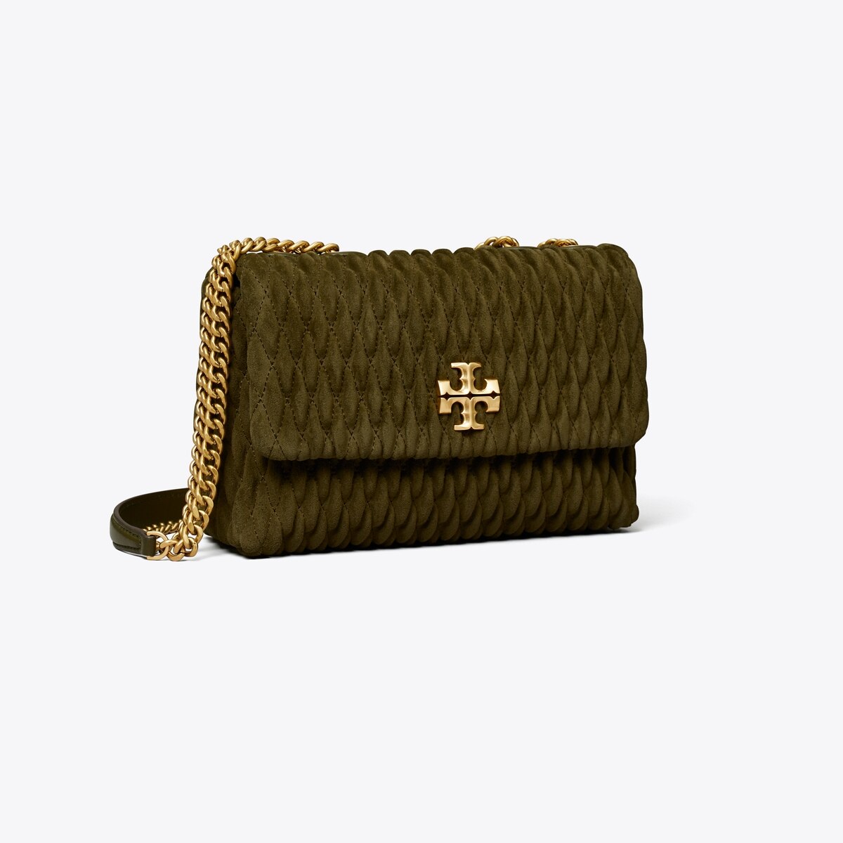 Tory Burch Chain Shoulder bag FLEMING SOFT STRAW SMALL Natural x Green  Small New