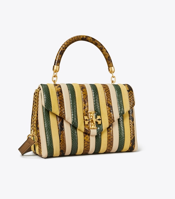 Tory Burch Kira Woven Mini Top Handle Bag - ShopStyle