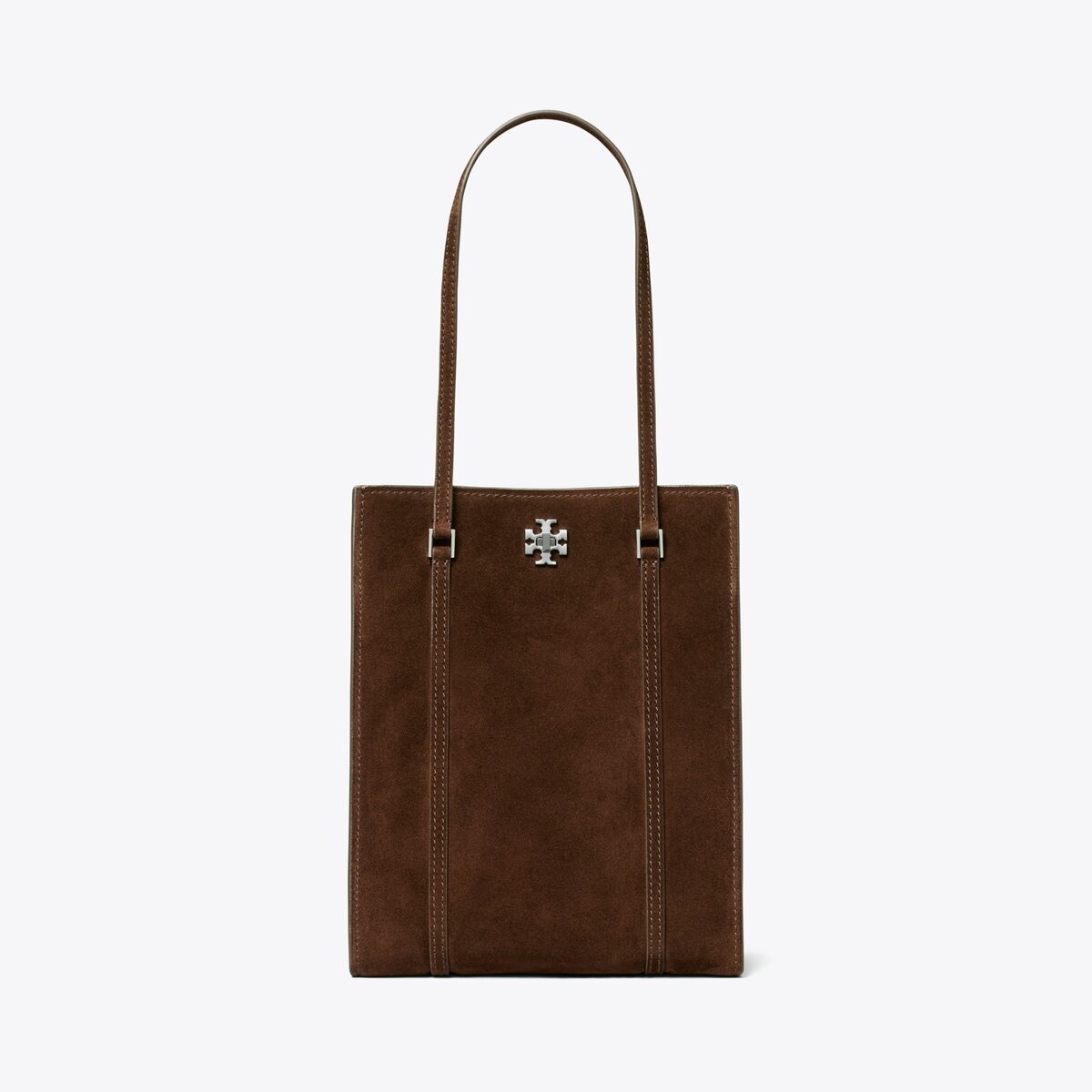 Small Kira Turnlock Suede Tote: Women's Handbags Tote Bags