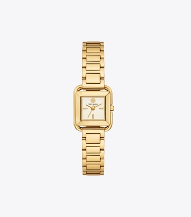 Tory Burch designer ストラップウォッチ キラ ミニウォッチ in IVORY/GOLD front