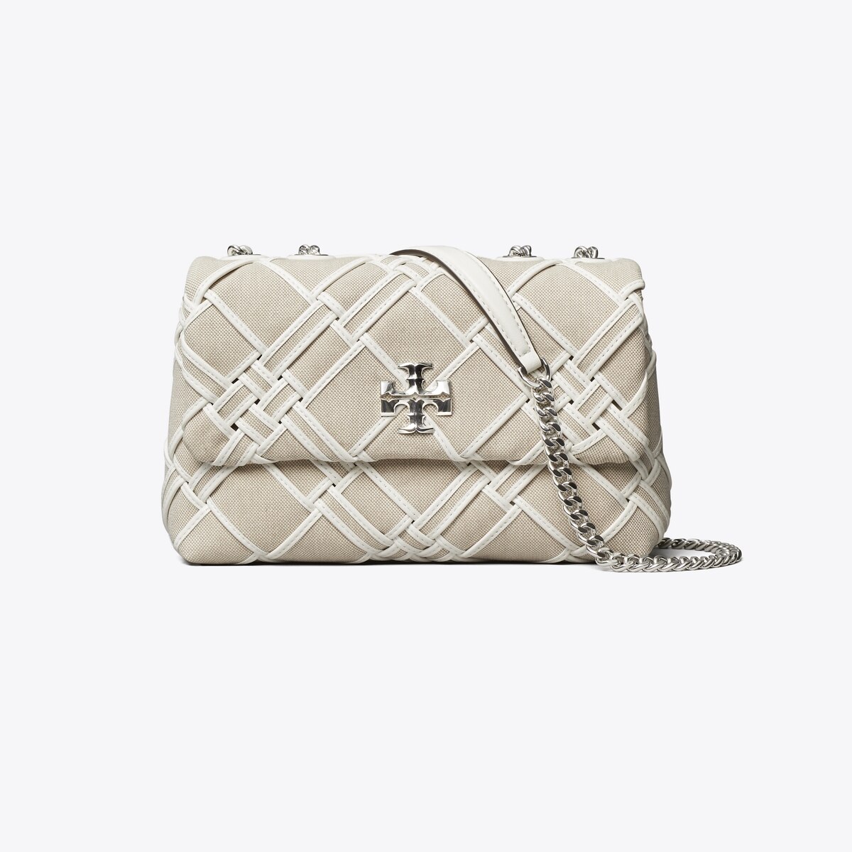 Small Kira Woven Canvas Convertible Shoulder Bag: Women's