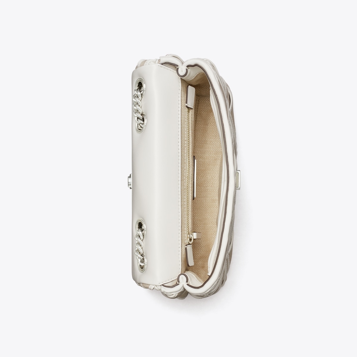 ショルダーバッグ・ポシェット TORY BURCH SMALL KIRA WOVEN CONVERTIBLE SHOULDER BAG Small Kira Woven Canvas Convertible Shoulder Bag: Women's