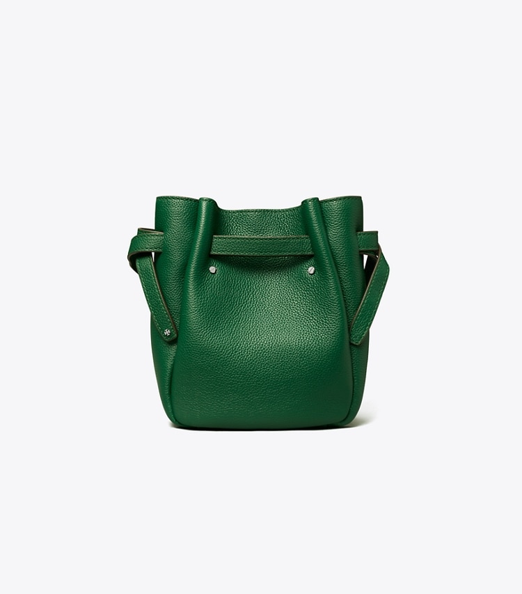 Tory Burch designer crossbody bags Small Leather Crossbody in Dark Kale back