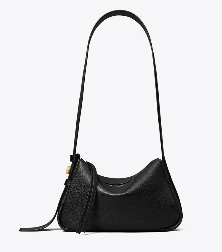 Tory Burch designer shoulder bags Small Leather Shoulder Bag in Black front