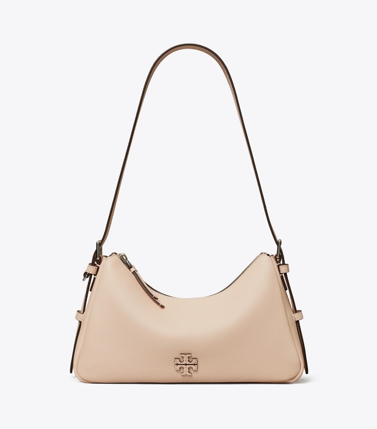 Tory Burch designer shoulder bags Small Leather Shoulder Bag in Soft Pink front