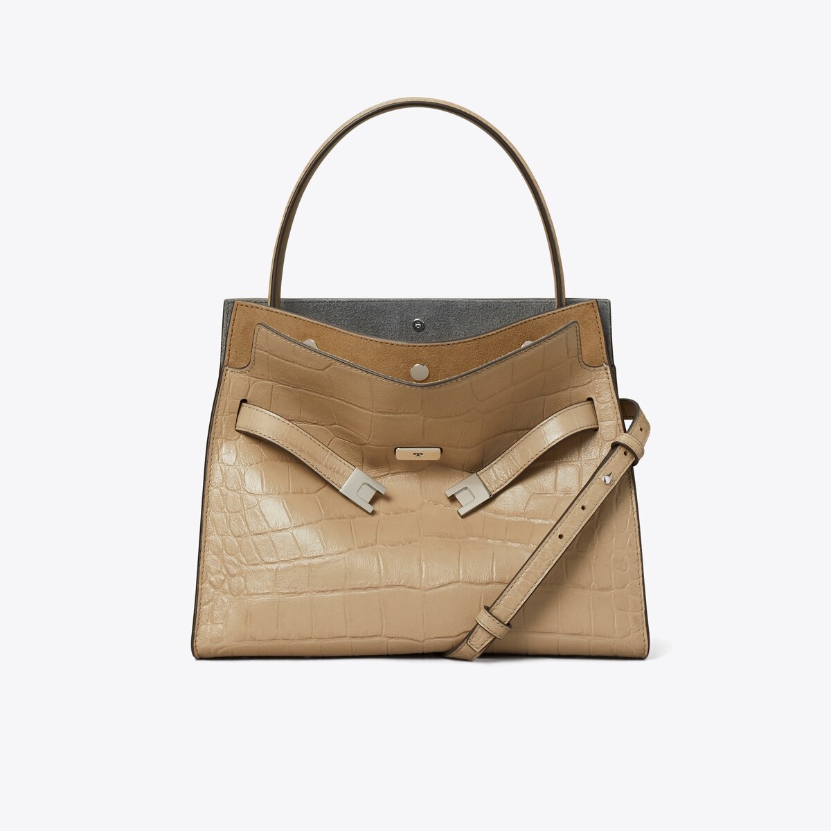 Small Lee Radziwill Embossed Double Bag: Women's Designer Satchels