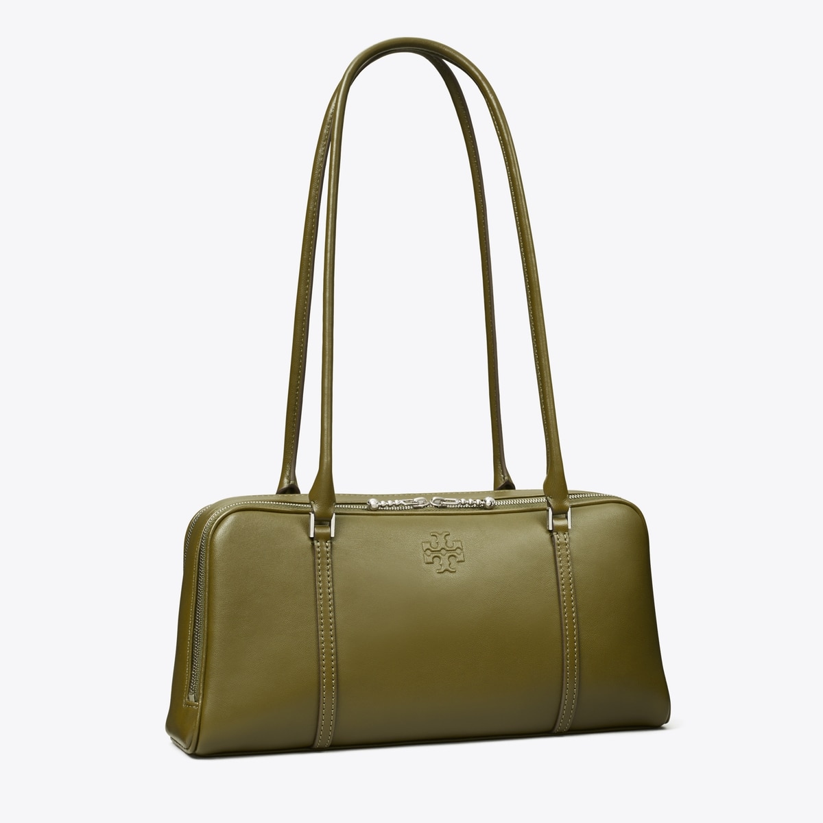 ハンドバッグ TORY BURCH Woman Handbag Grey 174234 250 Leather crossbody bag Tory Burch Grey in Leather - 55530075