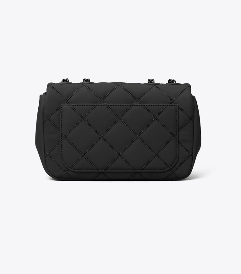 Tory Burch designer ショルダーバッグ マット スモール ショルダーバッグ in Black angle
