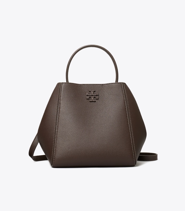 Tory Burch designer クロスボディバッグ マックグロー スモールバケットバッグ in Deep Brown additional