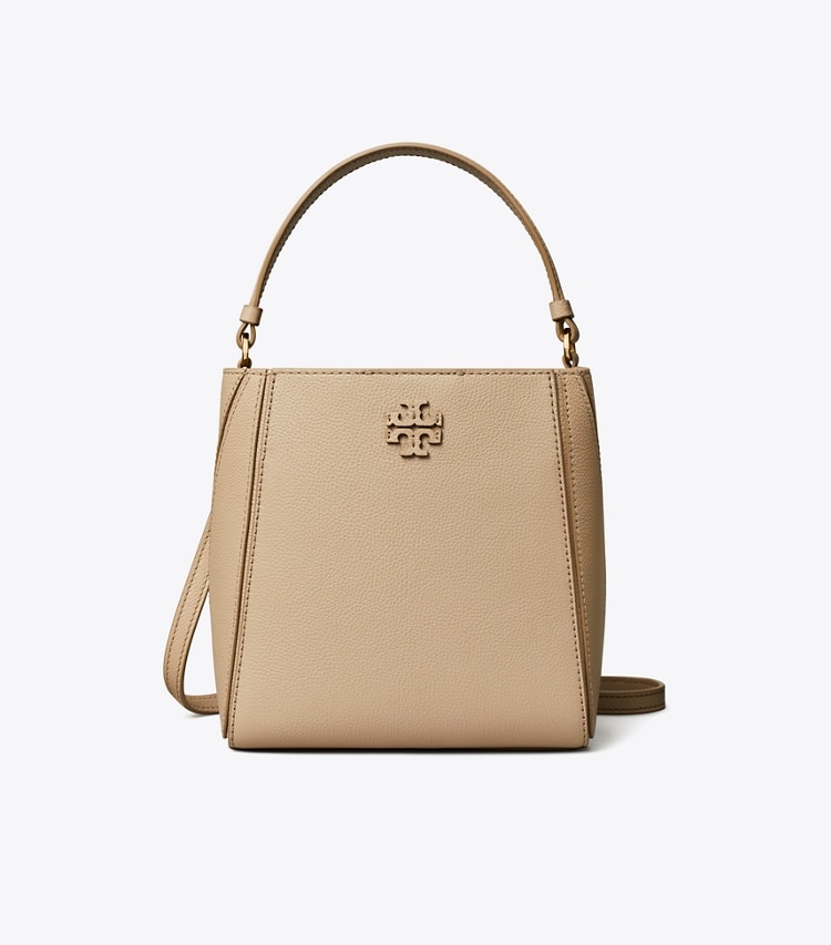 Tory Burch designer クロスボディバッグ マックグロー スモールバケットバッグ in Fresh Clay front