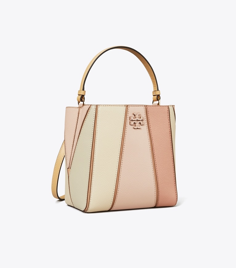 マックグロー カラーブロック スモールバケットバッグ: ウィメンズ | Tory Burch JP