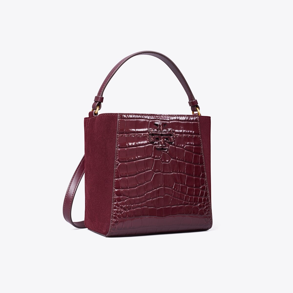 Small McGraw Embossed Bucket Bag: Women's Designer Crossbody Bags | Tory  Burch